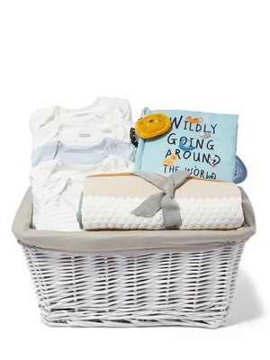 Baby Gift Hamper – 3 Piece set with Whale Bodysuits